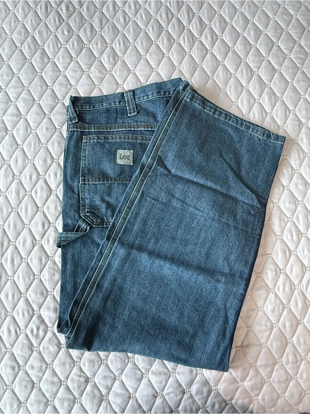 NWT Lee Men's Carpenter Jeans Loose Fit Straight Leg Size 40x29